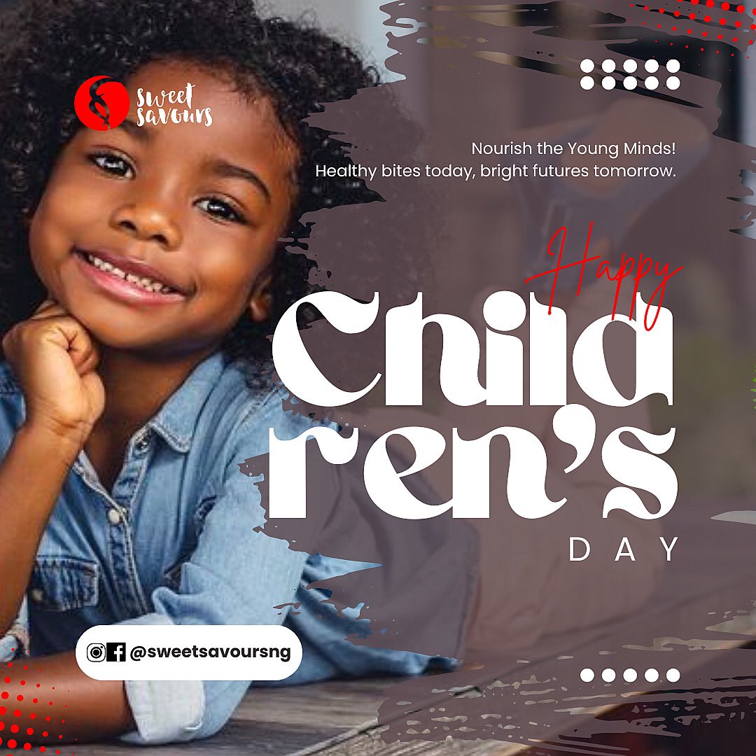 sweetsavoursng's tweet photo. Little bites, big dreams! 🌟 

Every meal is a step towards a brighter future.

Happy Children’s Day from Sweetsavours 🍴💫
#sweetsavours #may27 #CelebrateChildren 
 #childrensday2024 #happychildrensday2024 #healthykids2024 #sweetsavoursworld https://t.co/igNKtW3xNX
