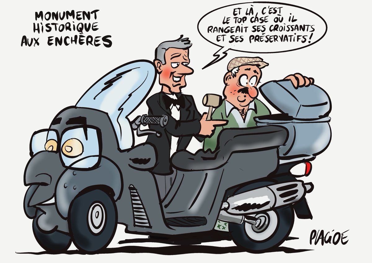 PlacideActu's tweet photo. Le scooter de François Hollande vendu aux enchères en Indre-et-Loire à 25 000€ https://t.co/AGAITicP7b