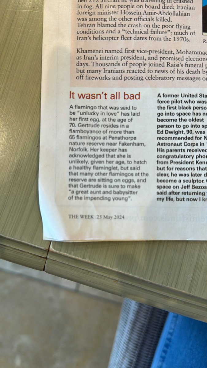 Am I the only person who thinks that the “it wasn’t all bad” section in the week is inspiration for film scripts? Here you go <a href="/DisneyStudios/">Walt Disney Studios</a> or <a href="/Pixar/">Pixar</a>