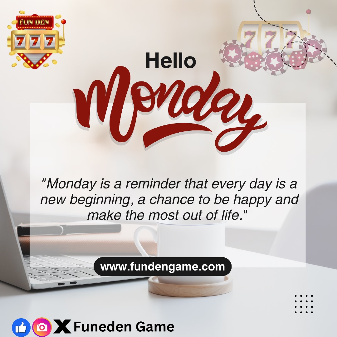 🎉 Okay!!!!!
Cos it's Monday 
Let's the winning begins 🎲✨

  🔞Play Responsibly..
#playmore #winbig #casino #Funden #children'sday #Naira