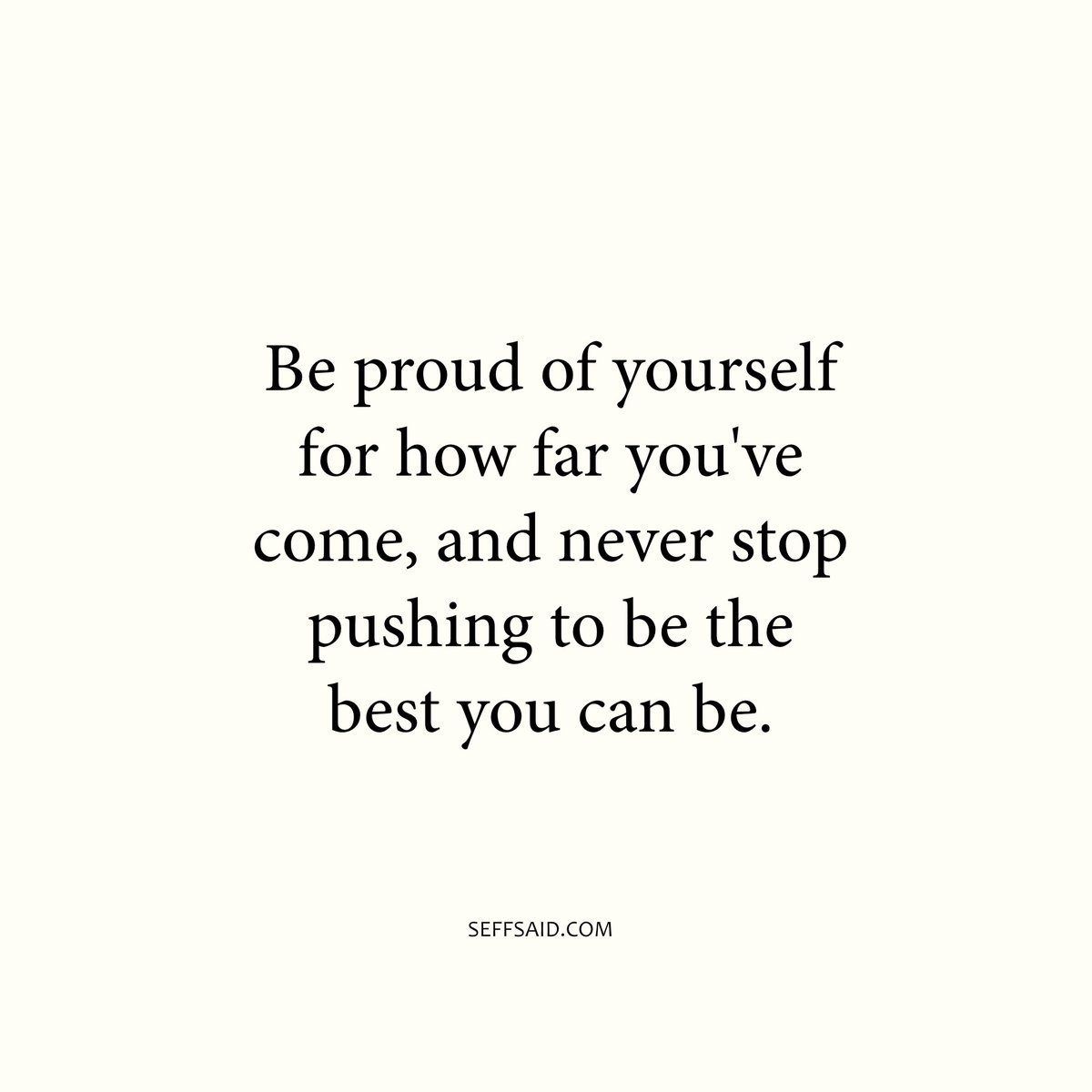 Be proud