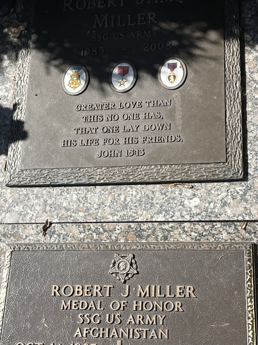 SSGT Robert Miller MOH recipient 3rd SFG KIA 25 Jan 2008, Kunar Province, Afghanistan I had the pleasure of my brother and friend as well as Robert’s teammate on that day @LookingOver share the story and memories of Rob. Also had the pleasure of meeting and breaking bread