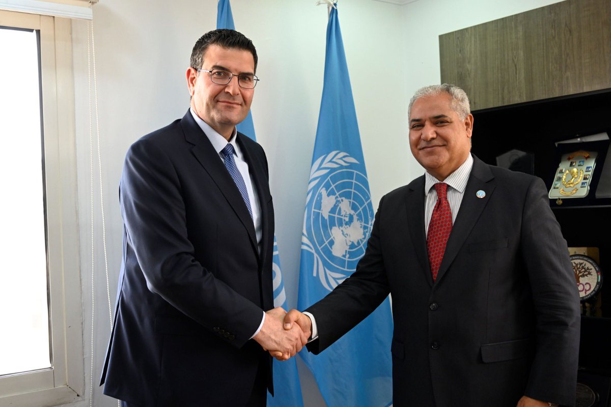 Glad to have met today with @Abbas_h_hasan, Minister of @MoaLebanon, to discuss challenges facing the implementation of @FAO projects in Lebanon 🇱🇧, especially projects related to rural development and fisheries, which are necessary to achieving food security.