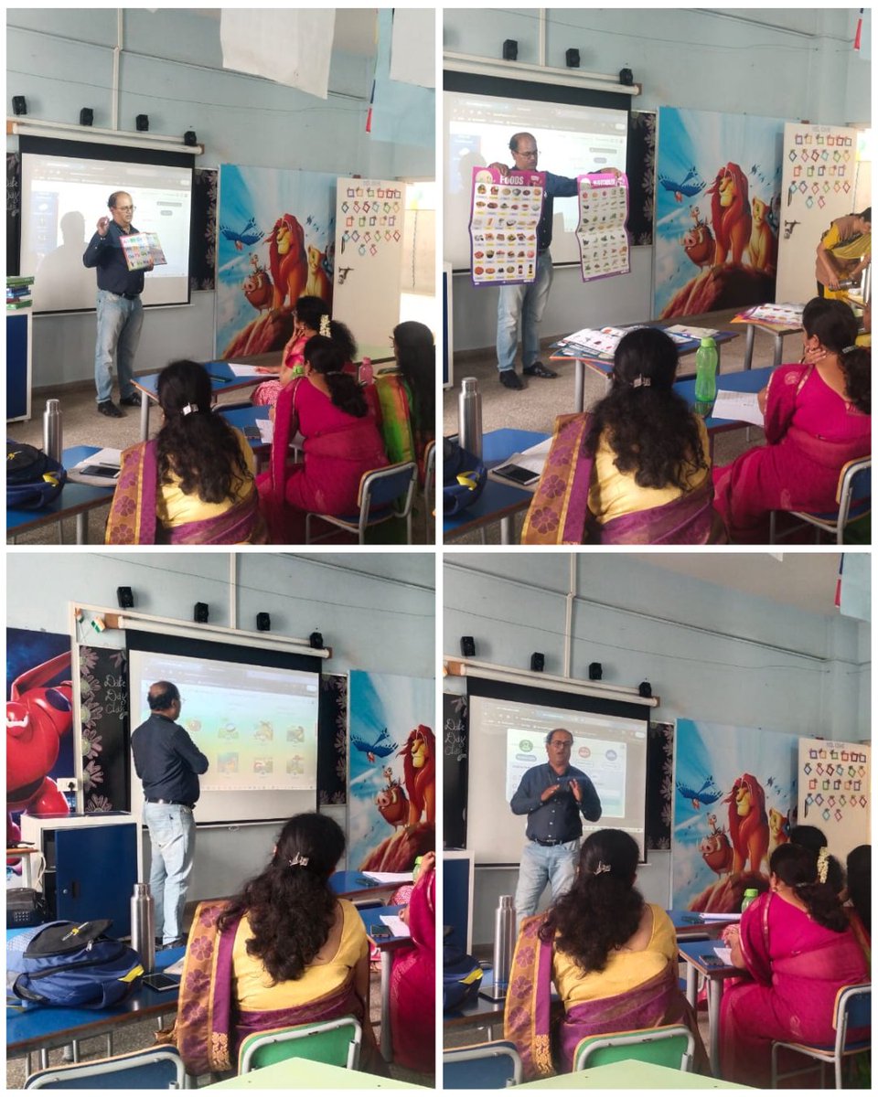 Adequate KNOWLEDGE for Absolute IMPLEMENTATION 
Training Session @New Cambridge #International School was conducted by Mr. Ramdas for teachers to learn about the #LMS. We’re there to assist Swa-Teachers, “From Opting to Implementing #Swa_Adhyayan in classrooms.”
#Trainingsession