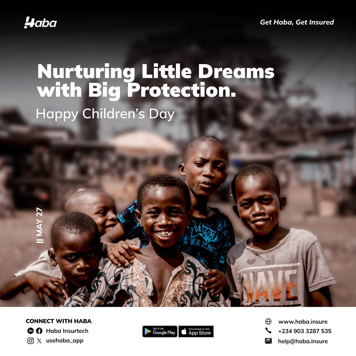 Nurturing Little Dreams with Big Protection. Happy Children's Day!

#healthinsurance #insurance #travelinsurance #AutoInsurance #autoinsurance #insure #Insurance #hmo #claimsprocessing

Miss Pepeye|| Uniben|| Naira|| Chelsea