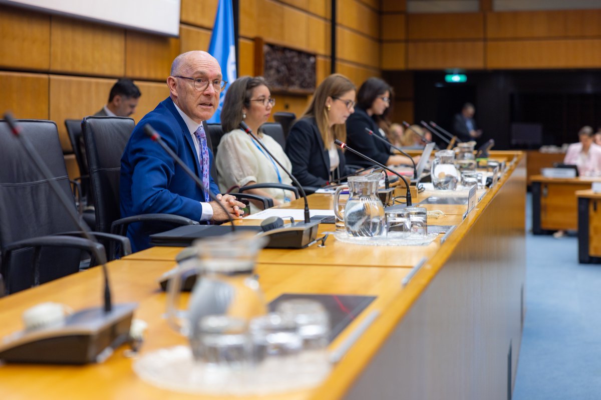 CTBTO's tweet photo. First day of Working Group A: Important to have a deep dive into the financial and administrative elements of our work. Grateful to our States Signatories for their ongoing spirit of collaboration. And a warm welcome to our new WGA Chair, Permanent Representative of the #Philippines 🇵🇭 to the United Nations (Vienna), Evangelina Lourdes.