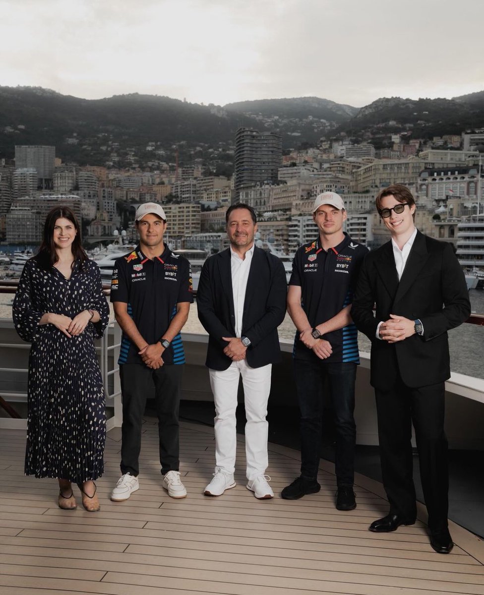 Sharing unforgettable moments in Monaco this weekend with House Ambassador @/alexandradaddario, alongside Friends of the House Nicholas Galitzine, @/kelseymerritt and the @redbullracing team, @schecoperez and @maxverstappen1. 
 
Cheers to the magic of Monaco and the unforgettable