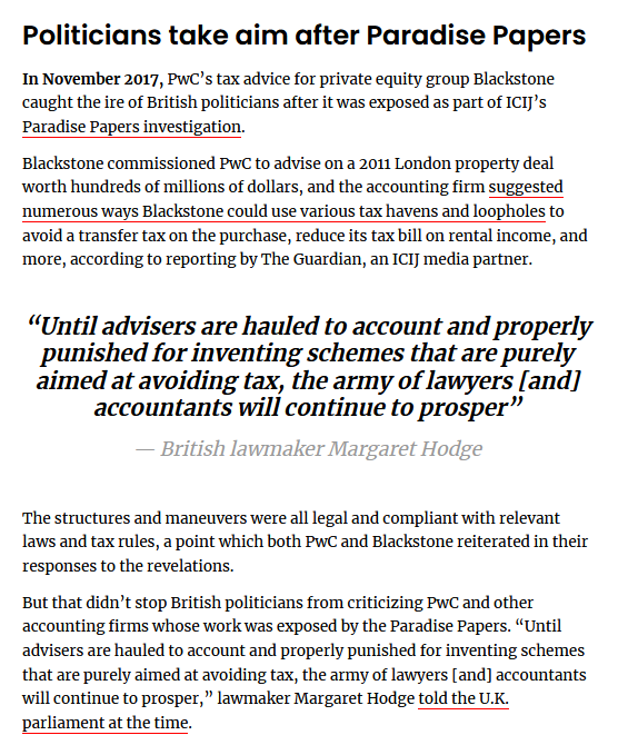 Richard Parker, Labour's new West Midlands Mayor was actually in charge of all PwC's property dealings when this scandal happened. Note also which tax avoiding politician's outrage is being quoted.