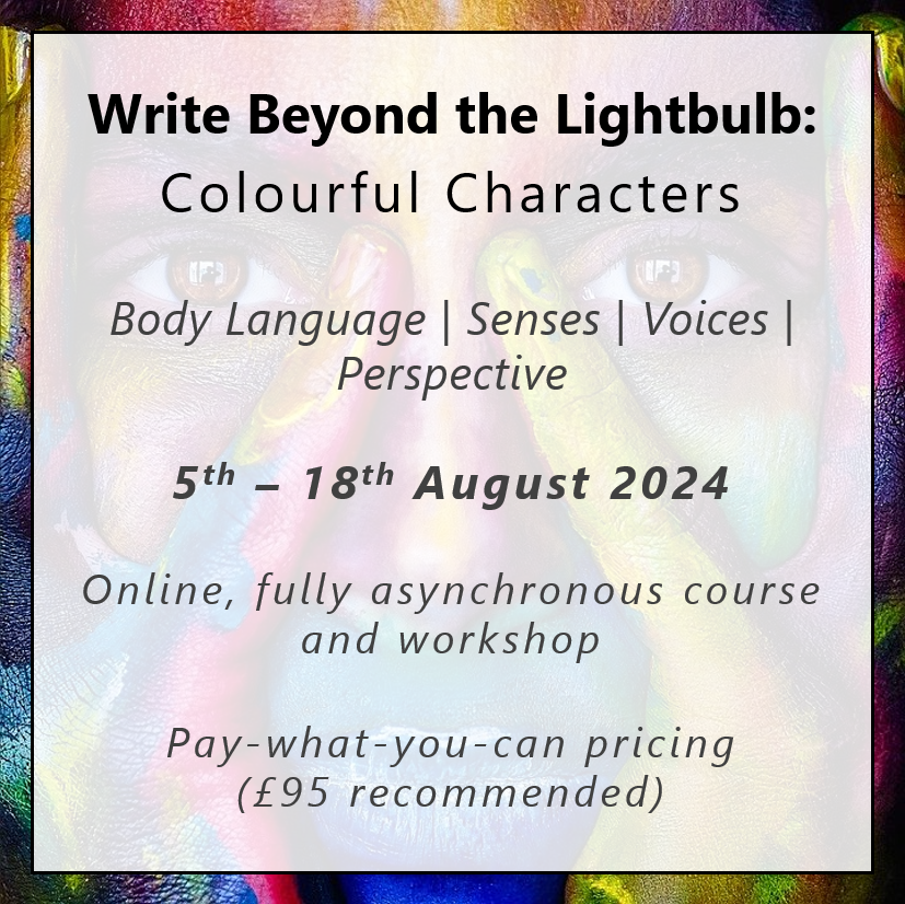 🎇Bookings for my August 'Colourful Characters' course are OPEN! Body Language | Senses | Voices | Perspective Learn lots of useful techniques to bring your characters to life 5th–18th August 2024 Online, fully asynchronous Pay-what-you-can pricing mattkendrick.co.uk/wbtl-colourful…