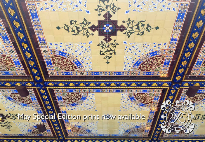 Final days... From Glasgow to New York City - Tenement Tiles goes stateside ... The amazing 'Bethesda Terrace' print is now available - this month only - be quick. duille.com/tt