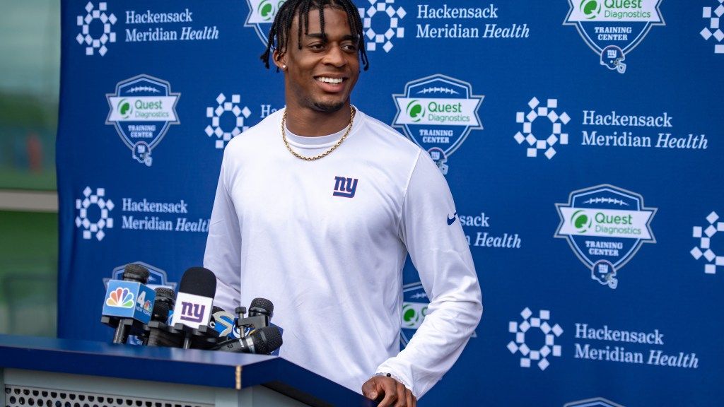 Cor'Dale Flott ready to take on important role for Giants giantswire.usatoday.com/2024/05/25/cor…