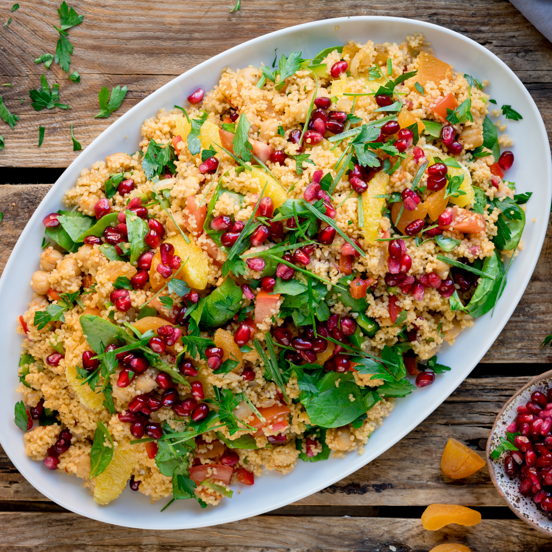 Moroccan Couscous Salad A fragrant, filling and colourful salad that makes a fantastic packed lunch. This salad is a meal in itself, but you can also serve it as a side dish. kitchensanctuary.com/moroccan-cousc… #kitchensanctuary #foodie #recipe #salad #foodpic