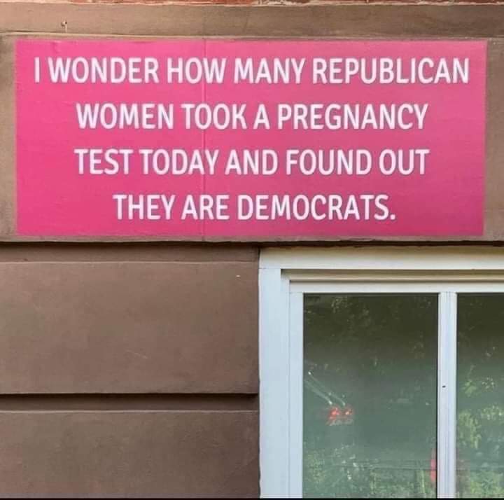 #WomensRights #abortionishealthcare #ReproductiveFREEDOM #BodilyAutonomy #ForcedBirthInAmerica #RepublicanWarOnWomen #ForcedPregnancyInAmerica #VoteOutEveryRepublican #ProtectYourselfVoteBLUE