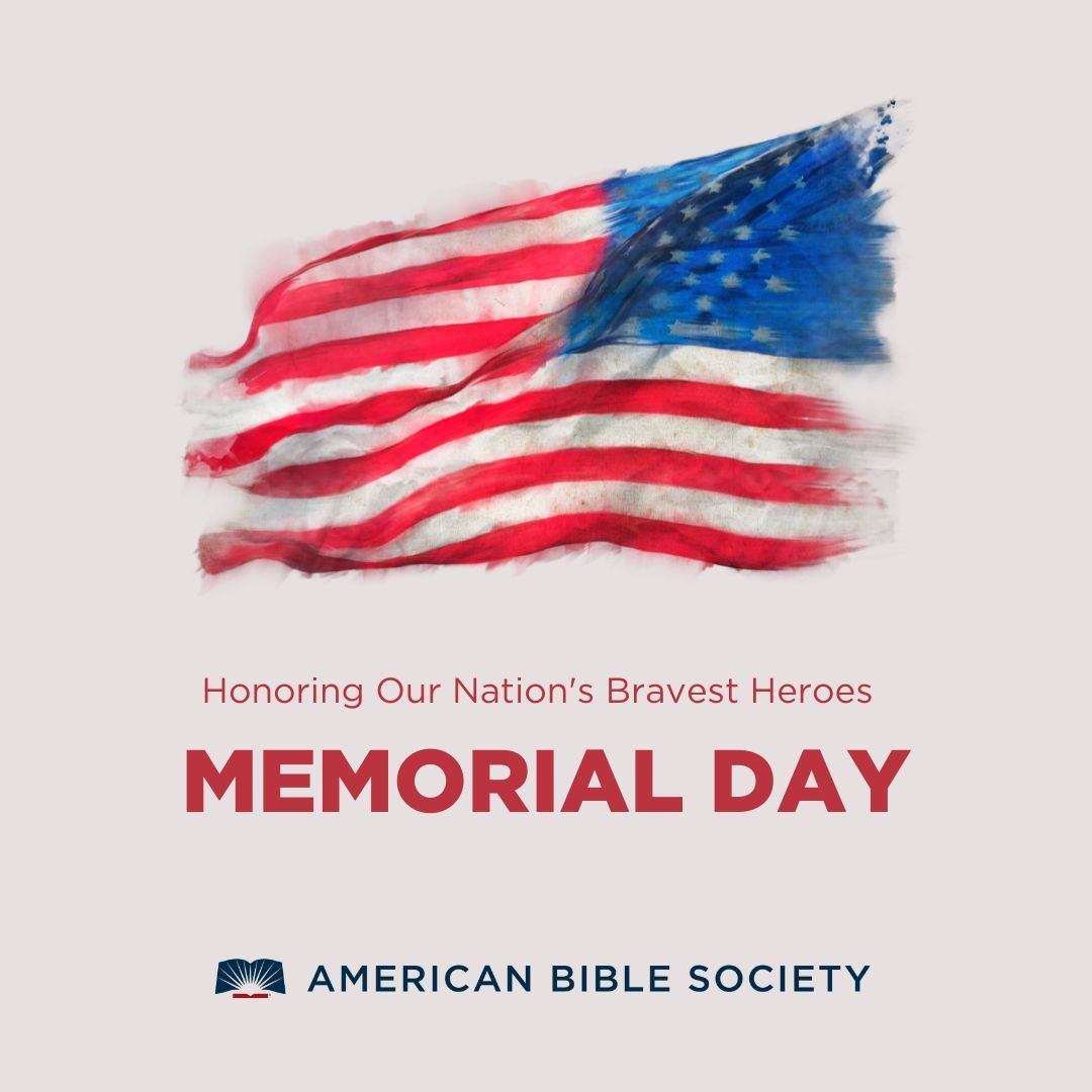 We wish you a blessed #MemorialDay as we continue our nation's tradition of honoring the courageous men and women who have laid down their lives for our freedoms. 'The greatest love you can have for your friends is to give your life for them.' (John 15:13 GNT)