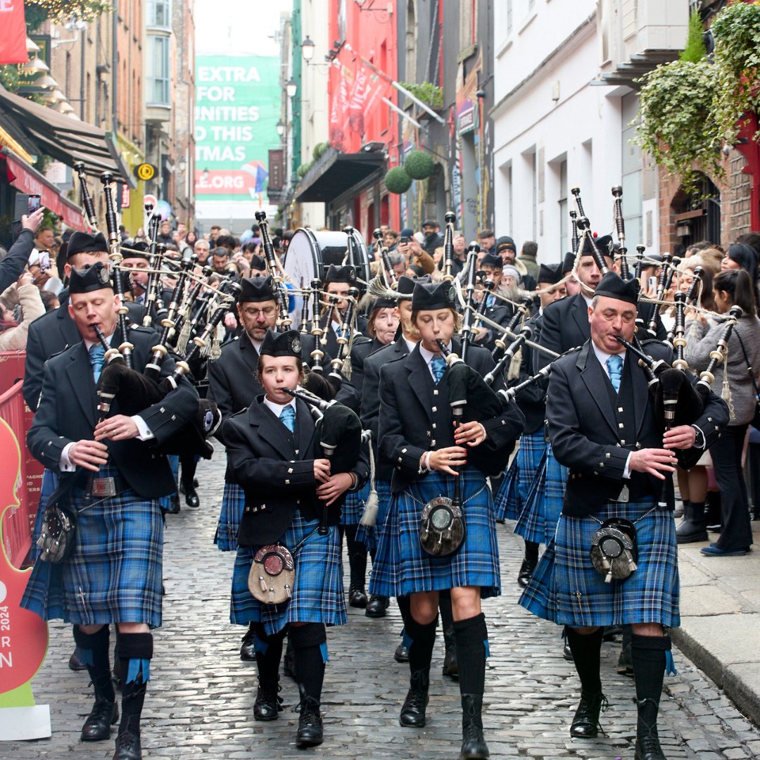 #Throwback to TradFest '24 with @ClewBayPipeBand 🥁

Fun fact: They performed the German National Anthem at the European Qualifier in 2013 & it was the first time the German National Anthem was performed on the bagpipes. Their rendition even went viral across Germany 🥳