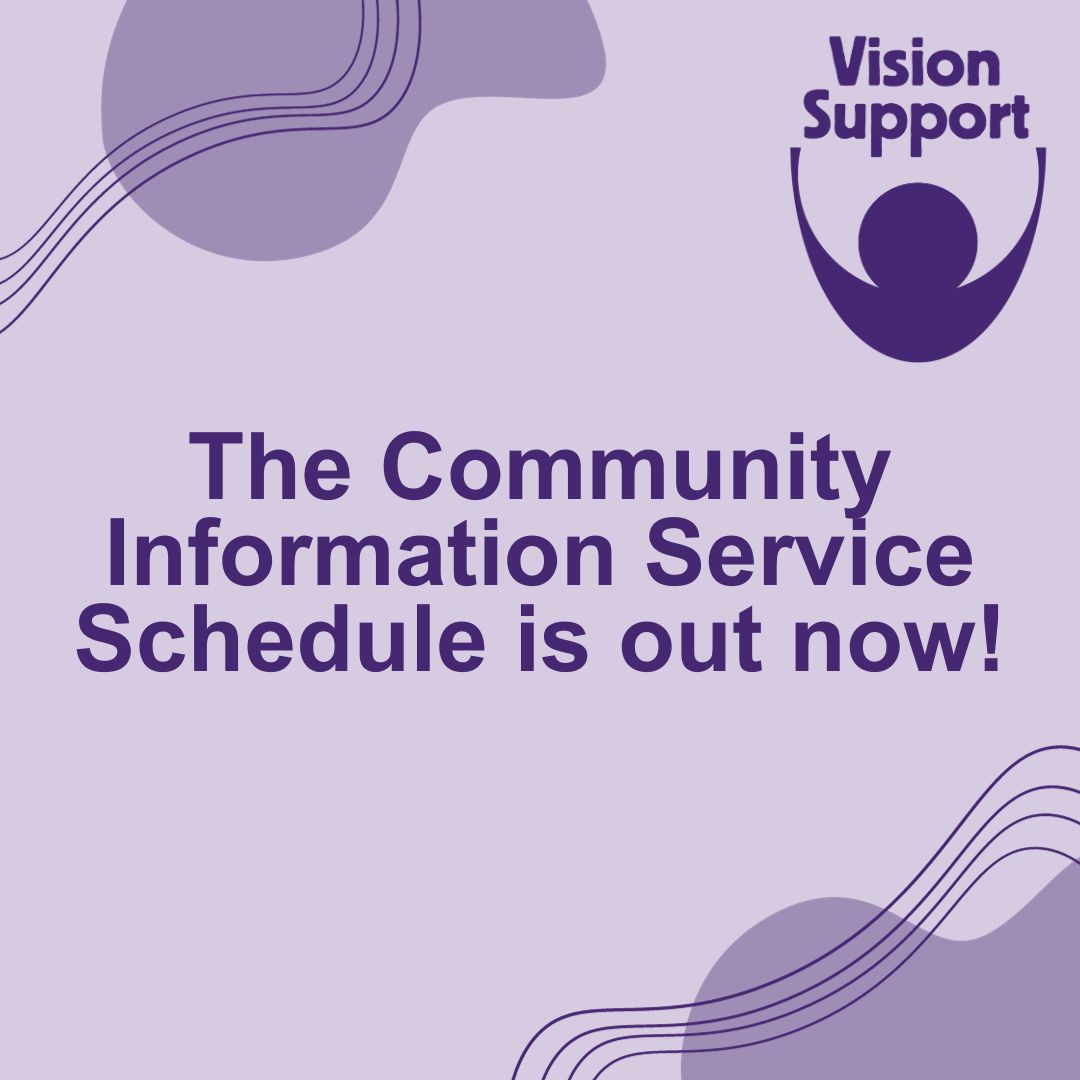 Our June Community Information Service schedule is out now. Explore the locations here: visionsupport.org.uk/community-info… Whether you have a #VisionImpairment or know someone who does, everyone is welcome! Want to know more? Get in touch! #NorthWales 01244 381515 #Cheshire 01244 478910