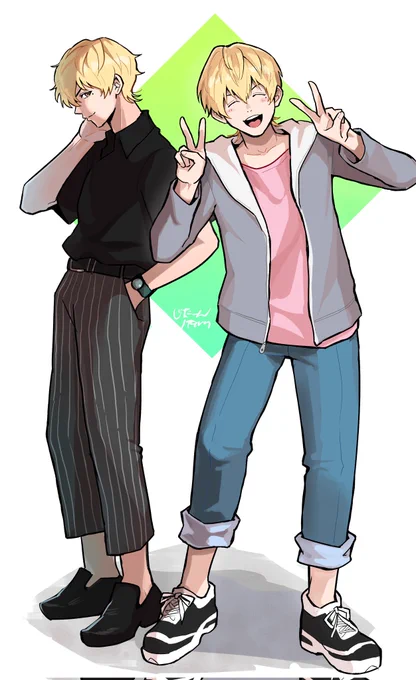#忘却バッテリーFA 要圭の私服ver (色は想像で塗りました)