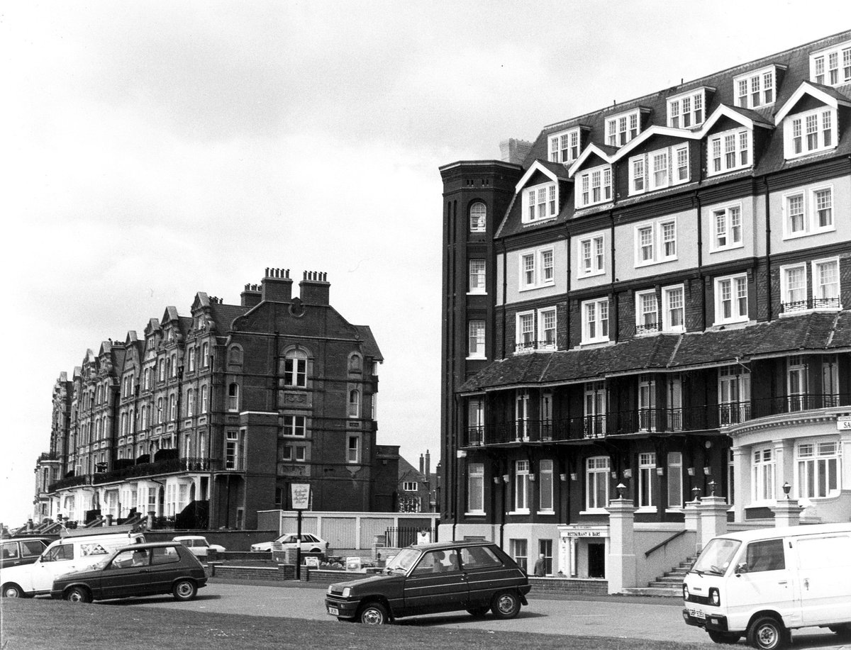 Sackville Hotel, De La Warr Parade, Bexhill-on-Sea, Sussex 1987. #Bexhill #Sussex #Seaside #Town #History #1980s