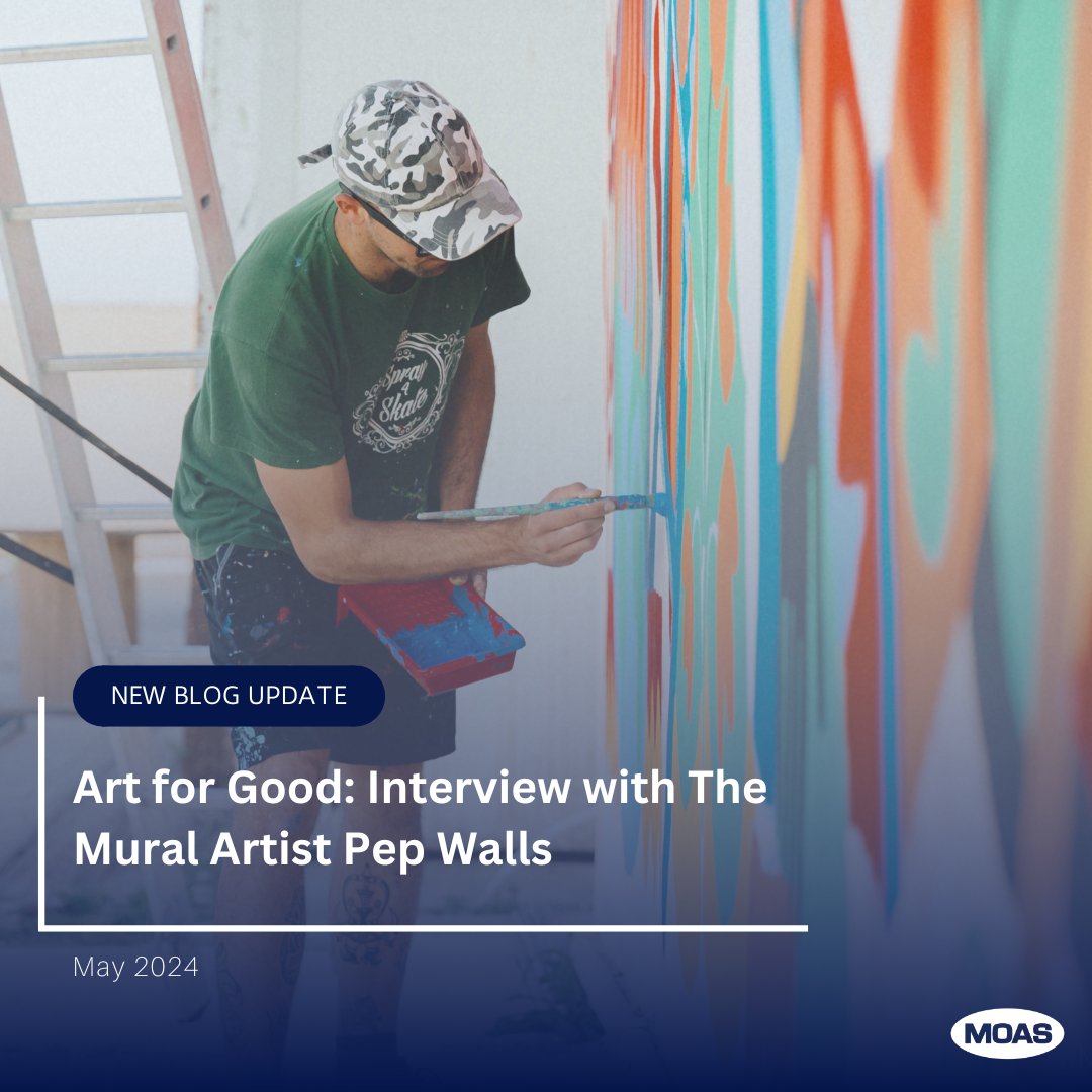 With #MOAS and AWAS, artist Pep Walls painted a mural in Hal Far, #Malta alongside #migrant residents. Read our interview with him to learn about the mural's message, the collaborative process, and the intersection of art, #migration, and #climatechange. ow.ly/FNsU50RWlBP