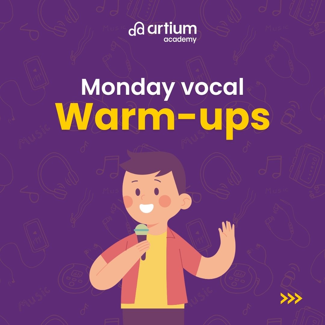 It’s time to warm up those vocal chords with #MondaysAtArtium 🫰🏻

(Monday Motivation, Vocal Chords, Music lessons) 

#ArtiumAcademy #Learnonline #Music #OnlineLearning #LearningMusic #MusicEducation #Musictheory #MusicLessons #Musictutorialcorner #InspireMore