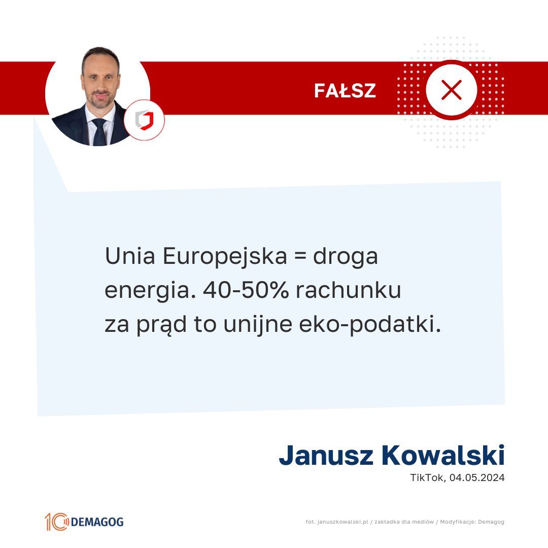 🤔 Czym są unijne eko-podatki?

💡 To system #ETS, który powstał, by zmniejszyć ilość emitowanych do atmosfery gazów cieplarnianych i osiągnąć neutralność klimatyczną w UE do 2050.

➡️ W ramach systemu EU ETS wprowadzono odgórny limit emisji #CO2, które mogą osiągnąć