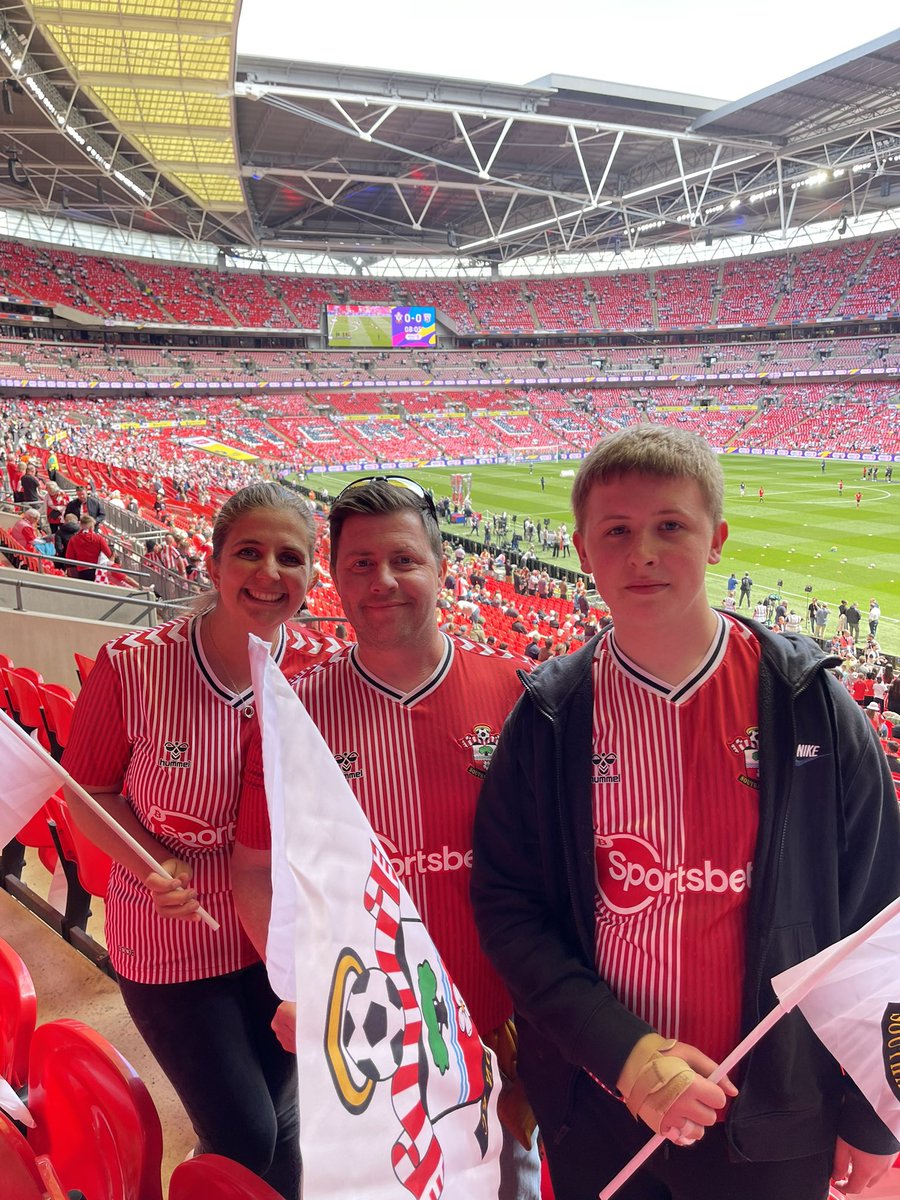 Dr Rachel Dewar-Haggart🎗️ (@rach_dh) on Twitter photo What a day. First season going to <a href="/SouthamptonFC/">Southampton FC</a> games and a trip to @wembstadium for the playoff final. Excited to be a season ticket holder for next year #saintsfc What a day. First season going to <a href="/SouthamptonFC/">Southampton FC</a> games and a trip to @wembstadium for the playoff final. Excited to be a season ticket holder for next year #saintsfc