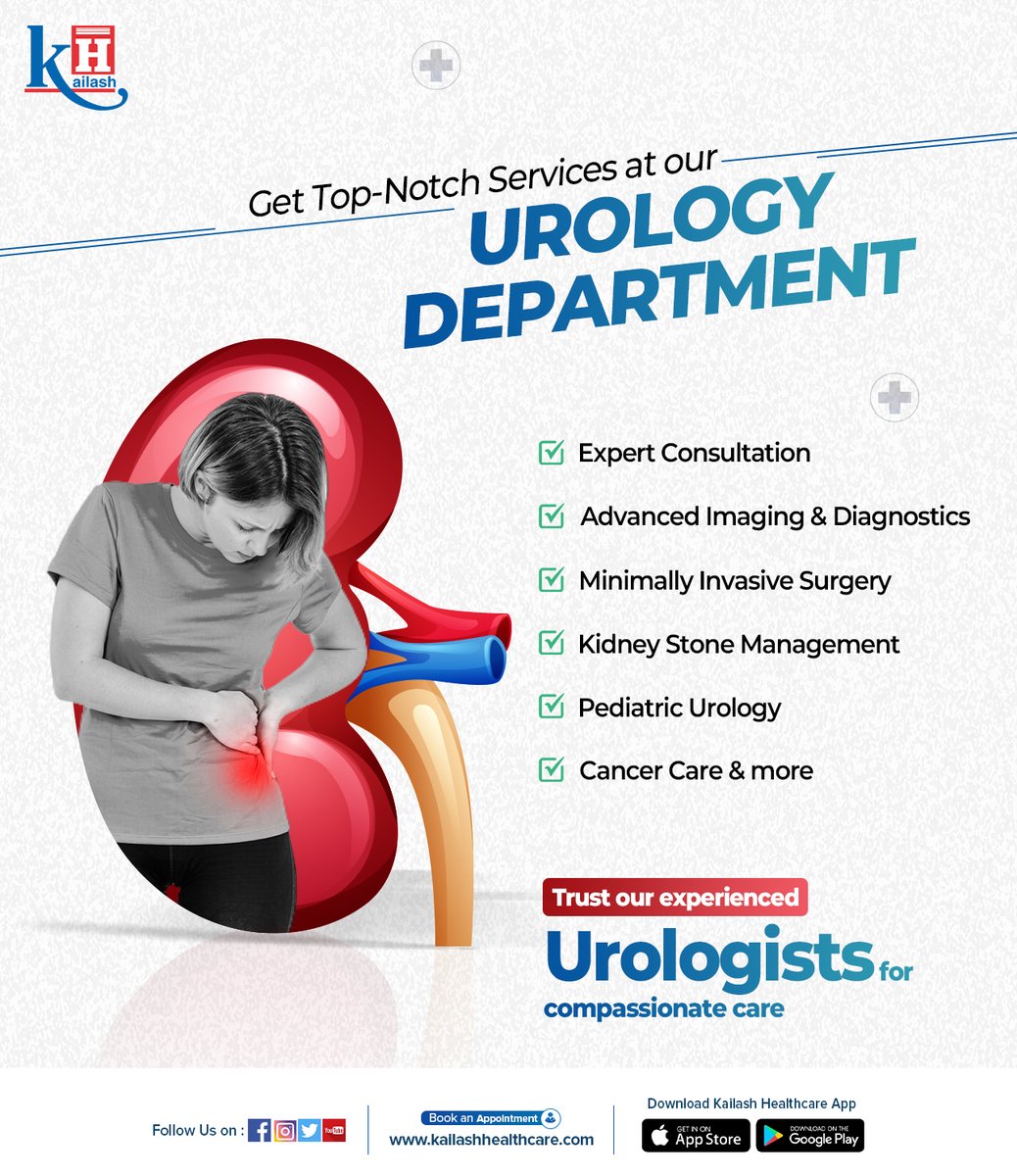 Get Discreet & Expert Urology Care in Delhi NCR! Kailash Hospital offers comprehensive treatment for various urological conditions. Schedule an Appointment with our Urologists: kailashhealthcare.com #Urologicaltreatment #urosurgery #urocare #UrinaryHealth #KailashHospital