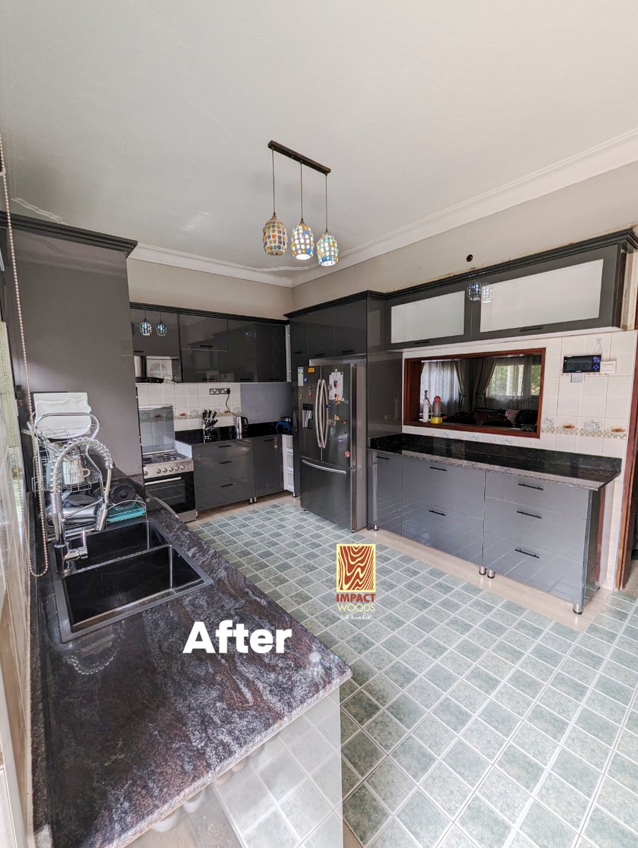 Amazing Kitchen Makeover (Before & After).

Get the modern kitchen you've always dreamed of.

Reach us today at 0752993659 for a FREE site visit, Design, and Quote.

#kitchentransformation 
#kitchencabinets 
#lifesimplified