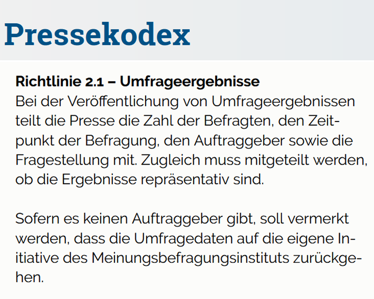EvaStegen's tweet photo. ↕️
Immer mehr Online-Umfragen zum #Verbrenner
Laut Pressekodex muß der Auftraggeber der "#Umfrage" bekannt gegeben werden.
"Es ist vermutlich eine der meist ignorierten Richtlinien im Pressekodex überhaupt." @niggi @uebermedien
#CampaigningSoftware #Verbrennerverbot #Kampagne https://t.co/OzsKdOLdrW