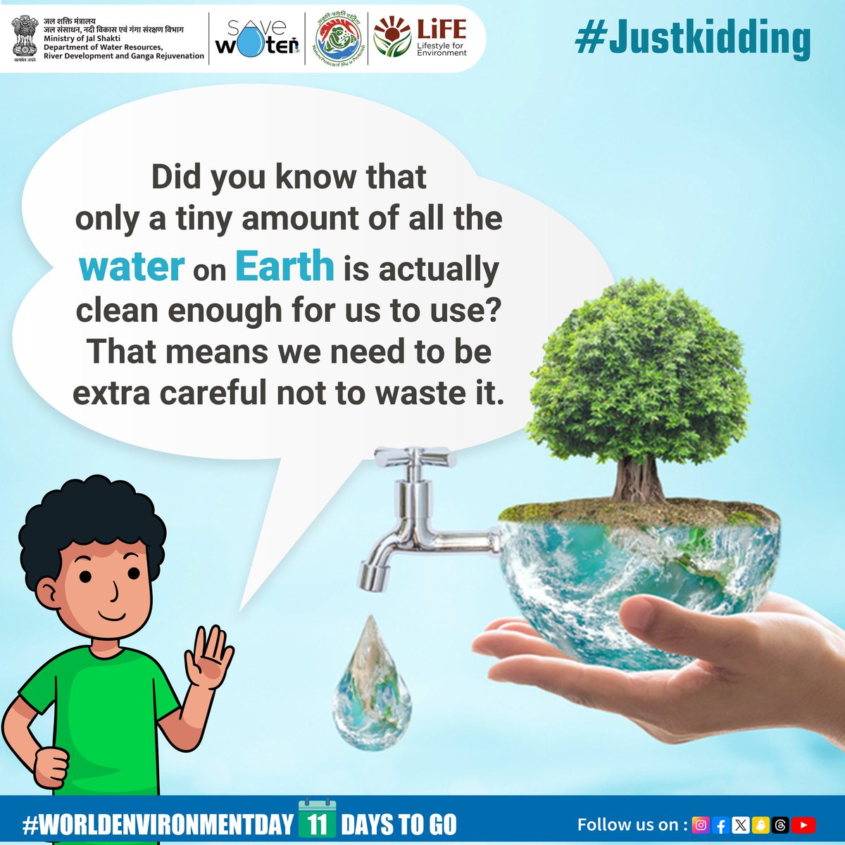 Earth: our blue oasis, 71% water, but only 1% drinkable. Imagine yourself on a desert island where every drop counts. Let's treat H2O with the respect it deserves and embrace a water-wise lifestyle. #RespectH2O #WaterWise #HydrationNation