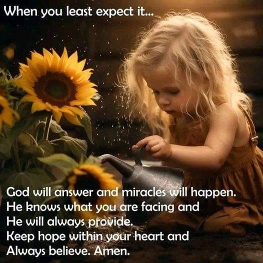 Keep hope within your ❤ & Always Believe🙏🌻