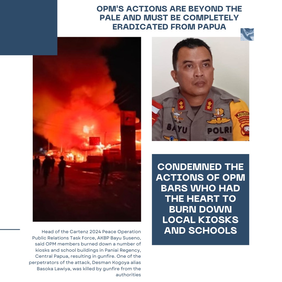 The Free Papua Organization (OPM) continues to carry out heinous acts against the Papuan people. #EradicateOPMPapua #TurnBackCrime #StopOPM #OPMhumanrightsviolators #opmcruel