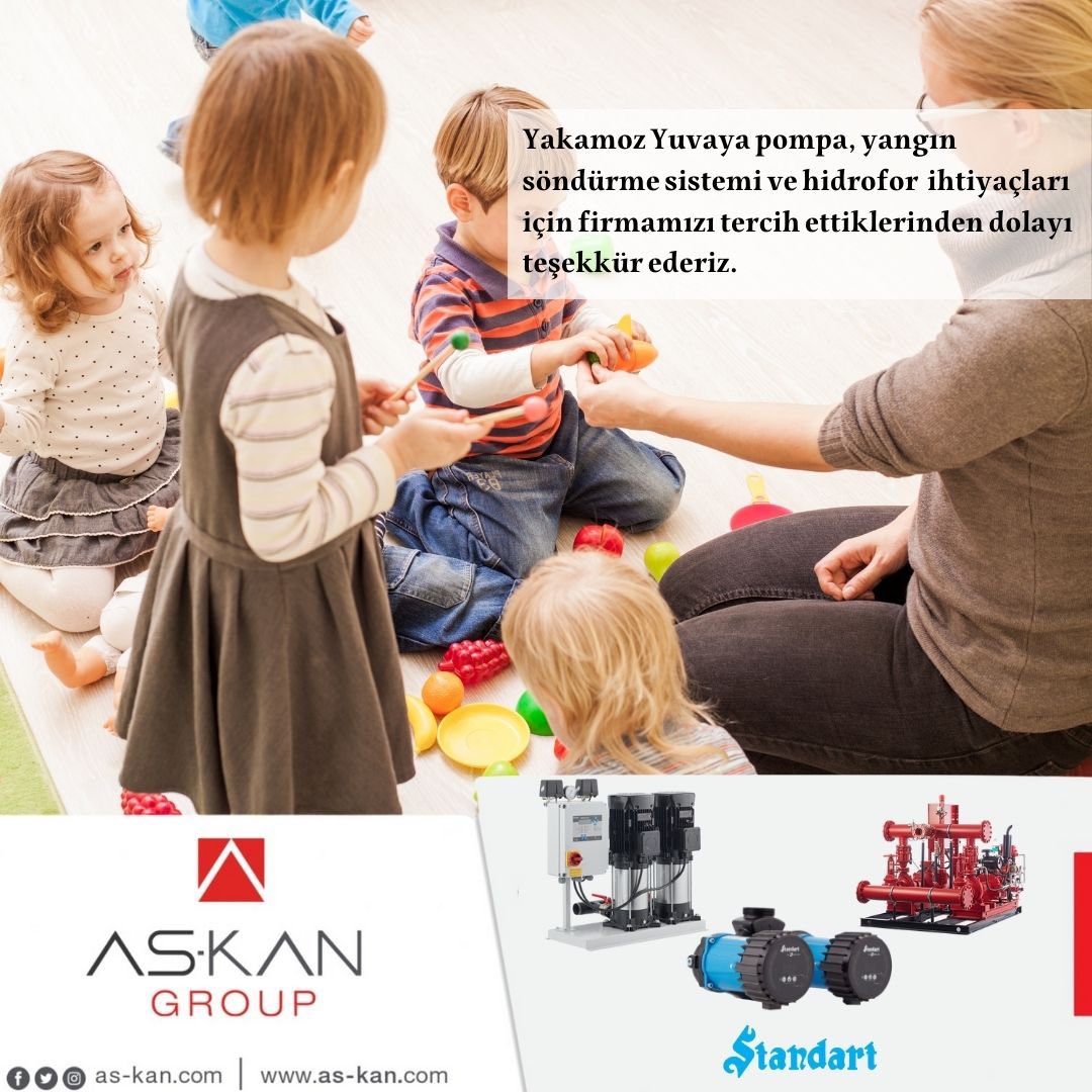 Yakamoz Yuvaya pompa, yangın söndürme sistemi ve hidrofor ihtiyaçları için firmamızı tercih ettiklerinden dolayı teşekkür ederiz. 

#yakamozyuva #kreş #askanmühendislik #askangroup #standartpompa #standartpompahidrofor #keşfet #standartyangınsöndürmesistemleri
