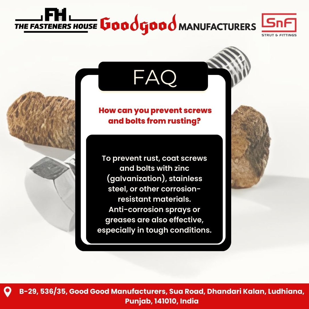 Tired of dealing with rusty screws and bolts? Say goodbye to corrosion headaches with these pro tips! 🚫

  #fastenersindustry #fastenerssupplier #fastenermanufacturer #fastenersindia #industrialfastenerssupply #nutsfasteners #boltfasteners #hightensilebolts #hightensileboltsnuts