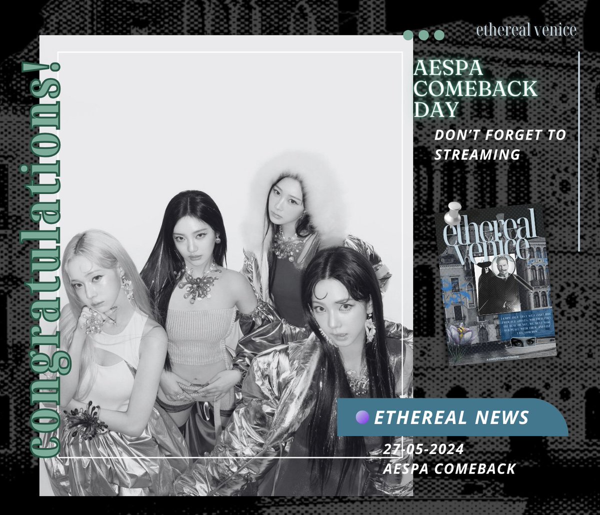 Congratulations to AESPA on your incredible comeback! Can't wait to see the amazing things you have in store for us this time. We're eager to follow your journey and celebrate this exciting new chapter with you. 

[<a href="/iamwinteu/">⚝</a>]