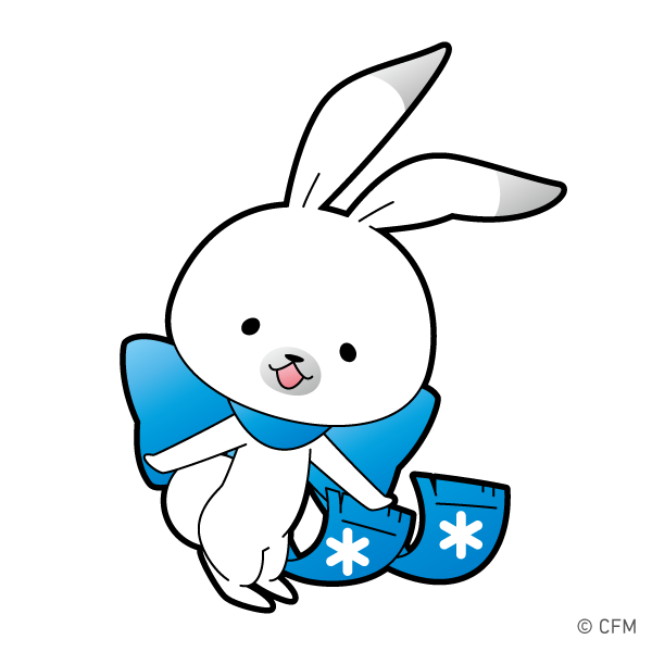 「今日は月曜うさ!みんな月曜から偉いうさね!!ということで、今週もよろしくどうぞう」|ラビット【公式】ユキネのイラスト