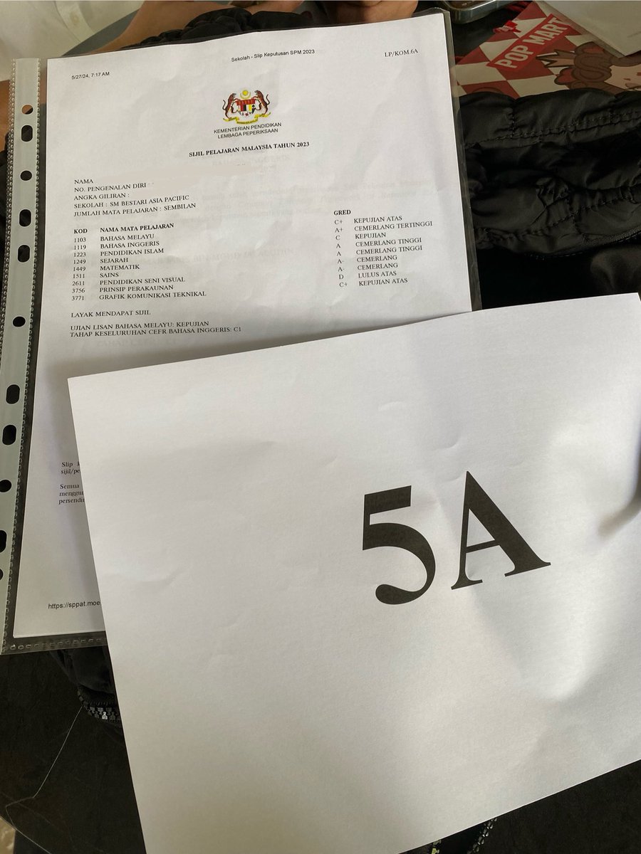 ammarjaris's tweet photo. from 5G to 5A Alhamdulillah 🤲🏼 #SPM2023 https://t.co/Lk3W6eTXVl