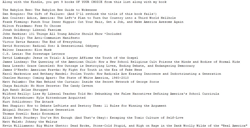 Twitter monetization has paid me $200 in the last month &amp; I want to give something back, so I'm doing a Memorial Day giveaway of an "Amazon Fire HD 10 tablet, 10.1" w/ 10 great conservative books that YOU get to pick on it. Just follow me &amp; retweet this to have a chance to win