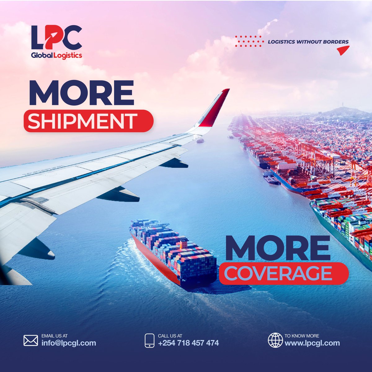 From the skies to the seas, we have got your logistics covered. Our comprehensive shipping solutions ensure your consignments reach their destination safely and on time. #GlobalShipping #AirFreight #SeaFreight #LogisticsExperts #LPCCFS