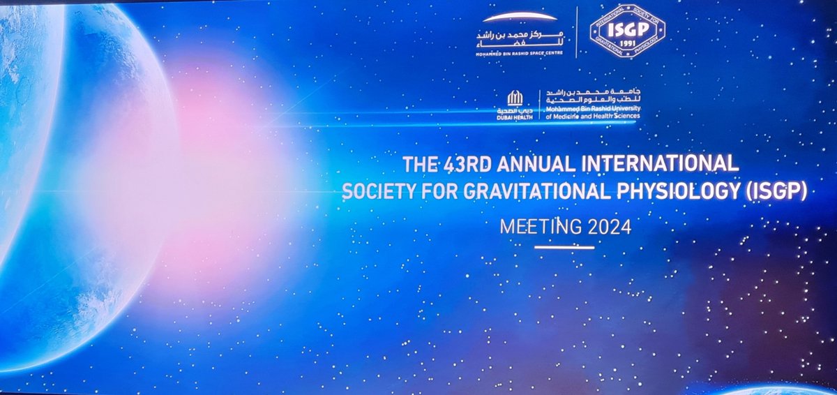 Excitement as <a href="/MBRUniversity/">MBRU</a> welcomes the 43rd ISGP Conference delegates and <a href="/MBRSpaceCentre/">MBR Space Centre</a> #Dubai <a href="/ISGPnews/">International Society for Gravitational Physiology</a>