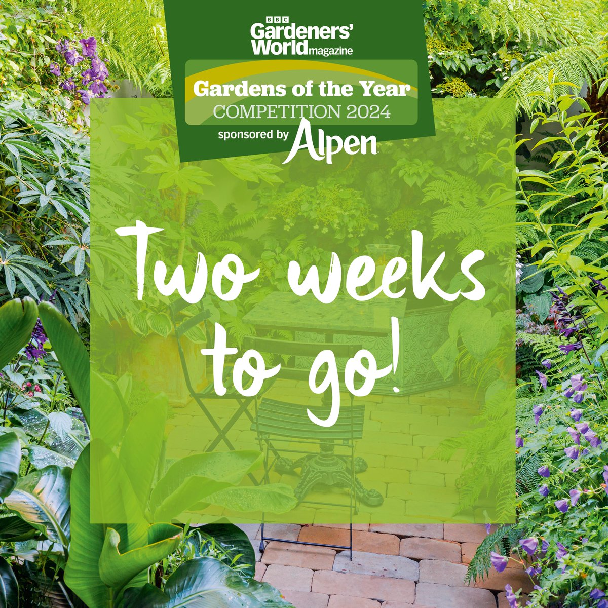 🚨 Our Gardens of the Year competition closes for entry in two weeks! 🚨 If you’d love to see your garden featured in BBC Gardeners' World magazine and be in with a chance of winning a £7,000 holiday voucher, this is the competition for you: spr.ly/6017daIKJ