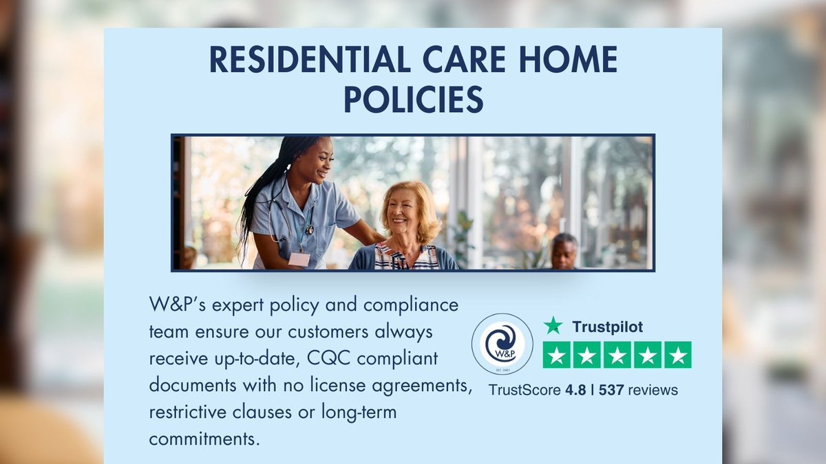 Residential Care Home Policies -  buff.ly/3Oy8vPI 

CQC compliant policies and procedures in line with the new Single Assessment Framework.

DOWNLOAD A FREE SAMPLE PACK

#carehomesuk #cqccompliance #caremanagers #caremanagement #socialcare