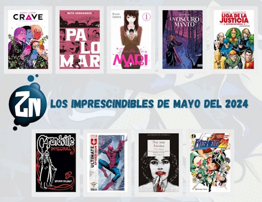 Las 9 novedades imprescindibles de mayo. @reinodecordelia, @PaniniComicsEsp, @eccediciones, @Astiberri, @NormaEditorial, @PlanetadComic, @LaCupulaComic, @mwediciones zonanegativa.com/los-imprescind…