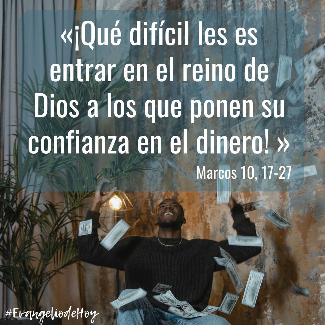 «'Una cosa te falta: anda, vende lo que tienes, dale el dinero a los pobres, así tendrás un tesoro en el cielo, y luego sígueme'.
A estas palabras, él frunció el ceño y se marchó pesaroso, porque era muy rico».
#EvangeliodeHoy
📸 Tima Miroshnichenko