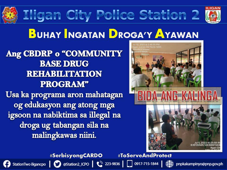 BUHAY INGATAN DROGA'Y AYAWAN #ToServeandProtect #BagongPilipinas #SerbisyongCARDO #SerbisyongMayPuso