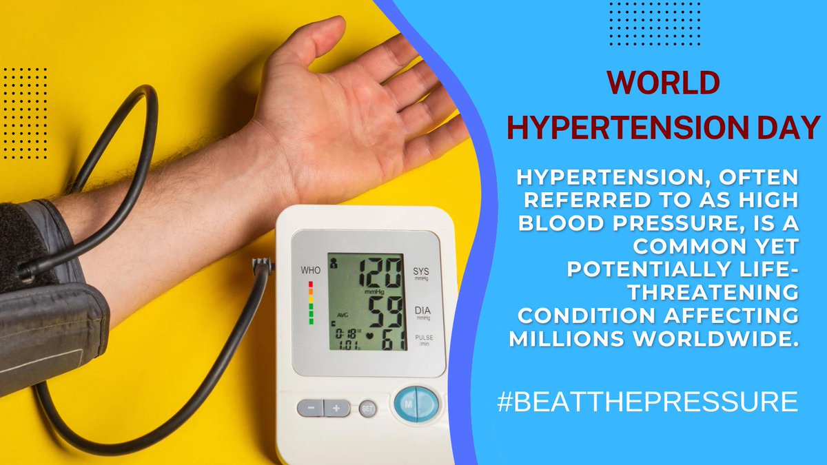 Hypertension is increasingly becoming a concern among the younger population. This rise in hypertension among youth is alarming and warrants attention for several reasons. #BeatThePressure