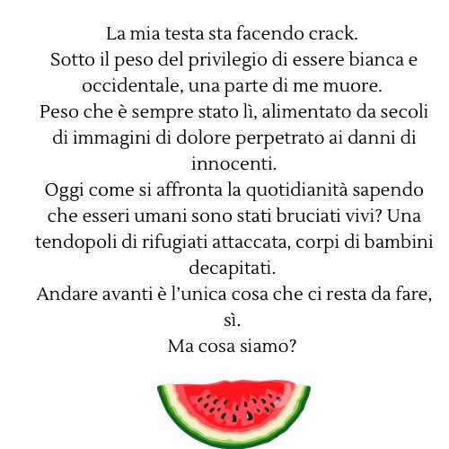 Sfogo di un impotente. 
“Il deserto è vasto nella mia casa.”
Najwan Darwish