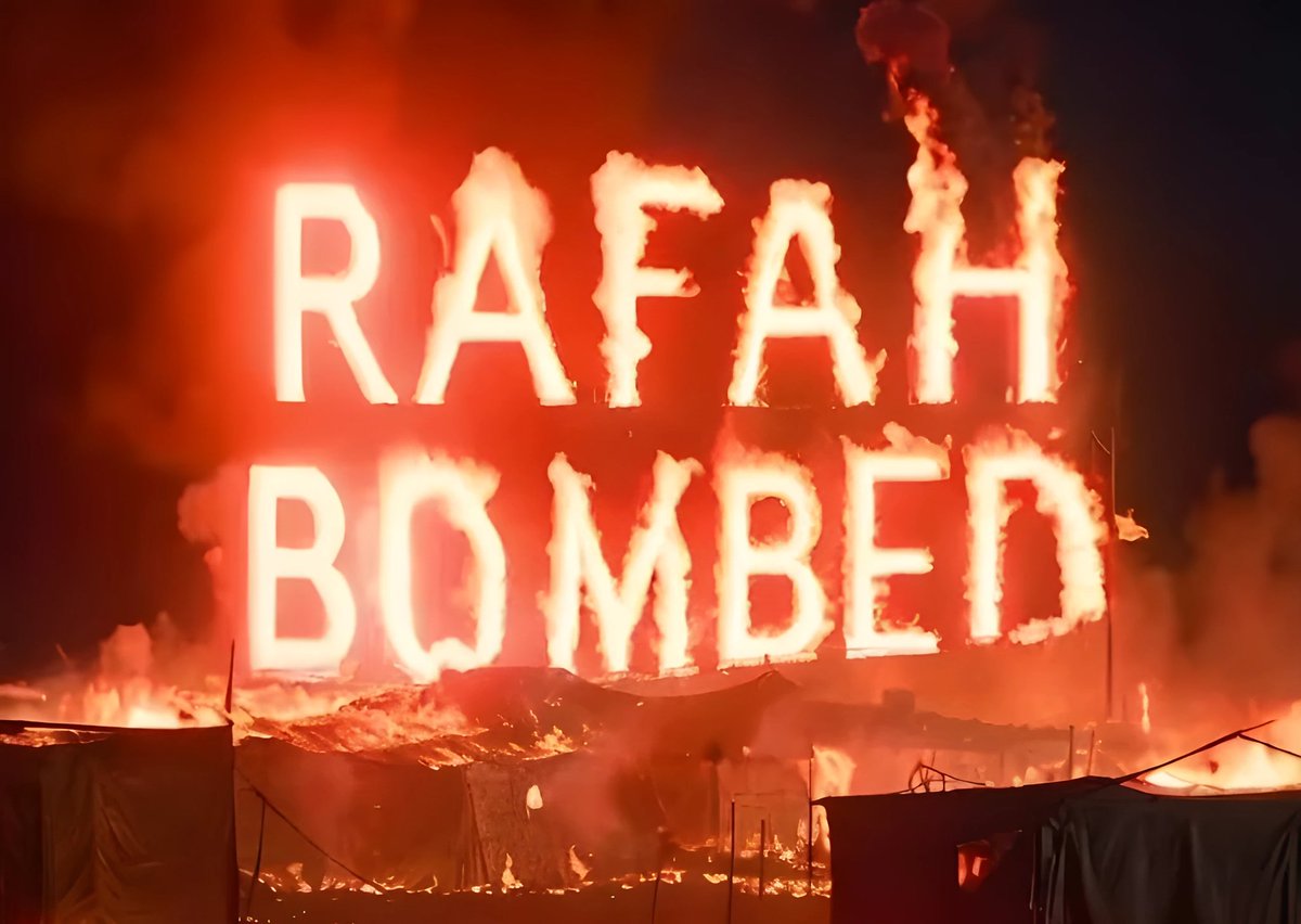 🚨 BREAKING: Israel bombed Rafah over 60 times in 48 hours, ignoring the ICJ's orders. This clear disrespect for international law and human life must stop. We demand accountability now.
#StandWithPalestine #JusticeForGaza #IndiaWithPalestine