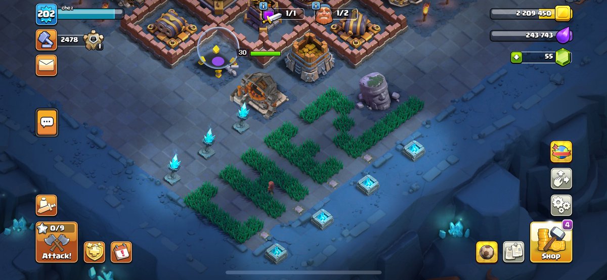 lord1r_'s tweet image. Well this took some time, haven’t seen anything like it!!!! #clashofclans #cocbase #chez