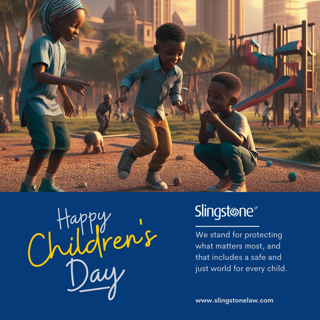 Today, we celebrate the world's children. We honour the belief that children hold the promise for our better future. As we dedicate ourselves to the pursuit of justice, we support efforts to create a safe and just world for all children. Happy Children's Day!